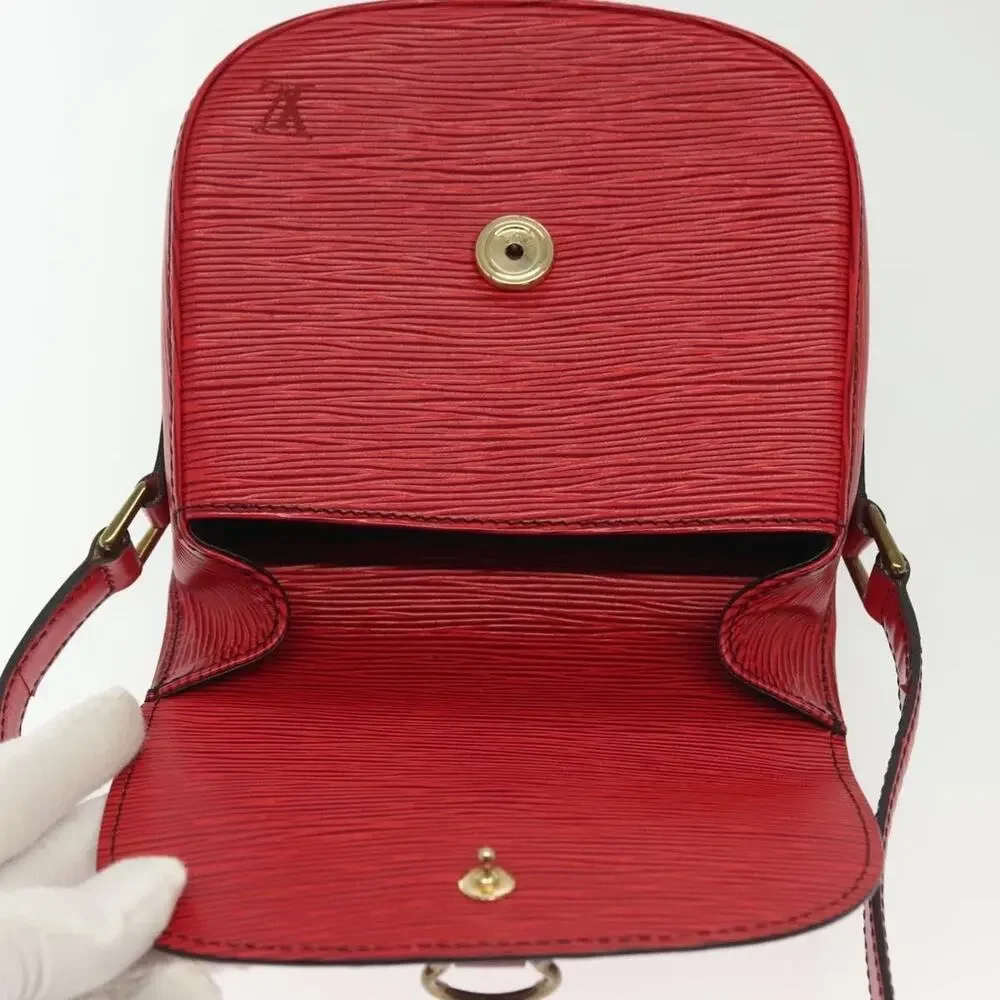 Louis Vuitton Epi Saint Cloud PM Shoulder Bag Red